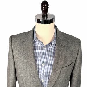 Tommy Hilfiger Sport Coat Mens. 42R Gray Tweed Wool Blend Two Button